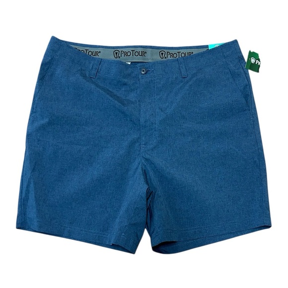 Pro Tour Shorts Mens 38 Blue Golf Performance Stretch Lightweight NWT $65 - Picture 2 of 4